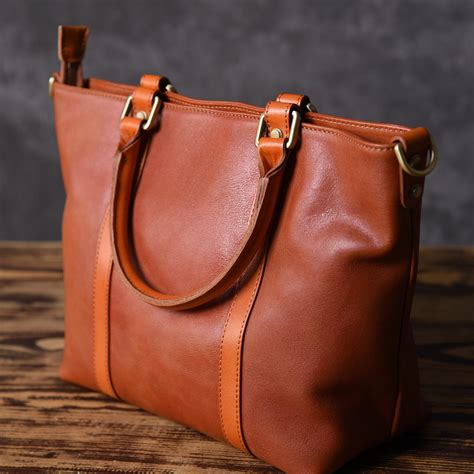 designer brown leather handbags.